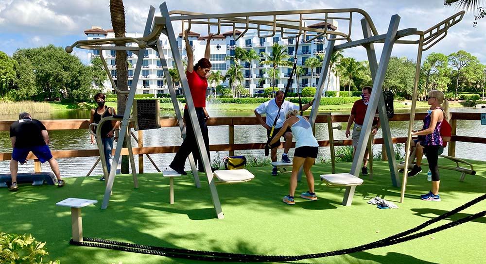 Outdoor exercise area near me cheap